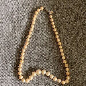 Vintage 19" Les Bernard Faux Pearl Necklace